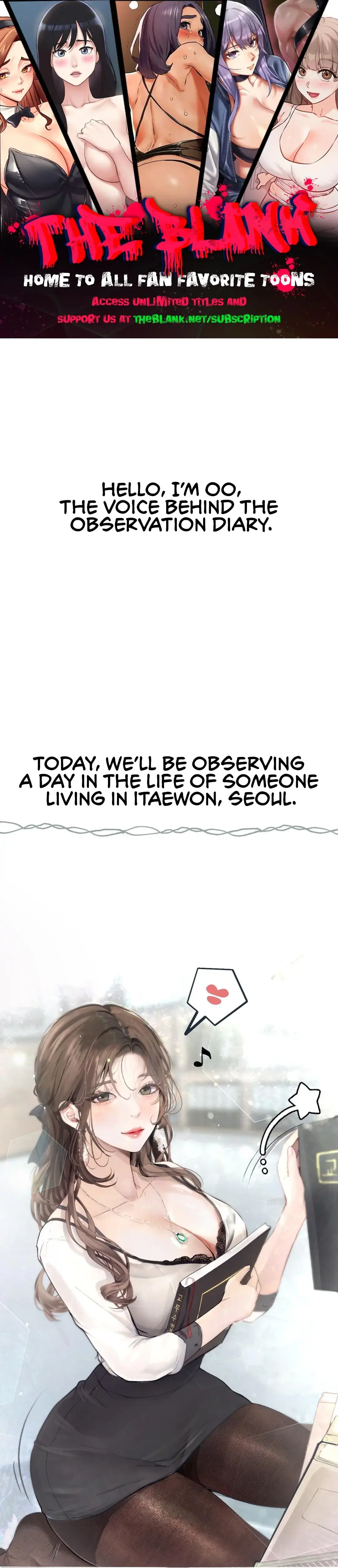 Observation Diary Episode 22 - Page 1