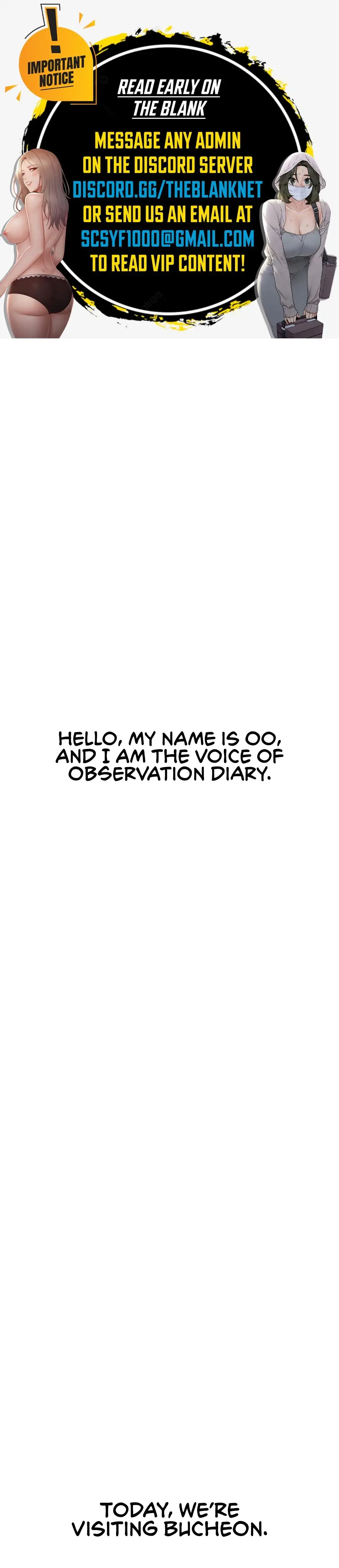 Observation Diary Episode 5 - Page 1