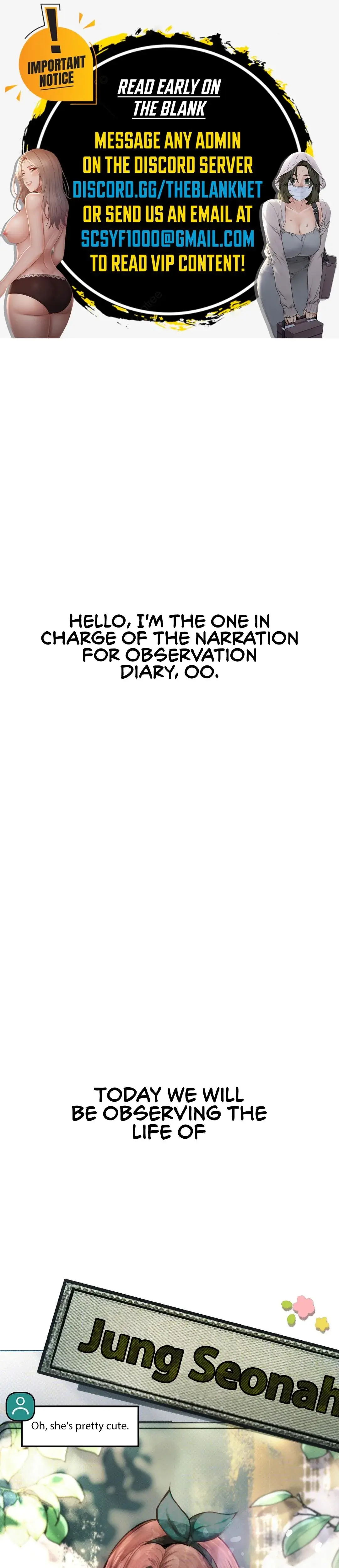 Observation Diary Episode 7 - Page 1