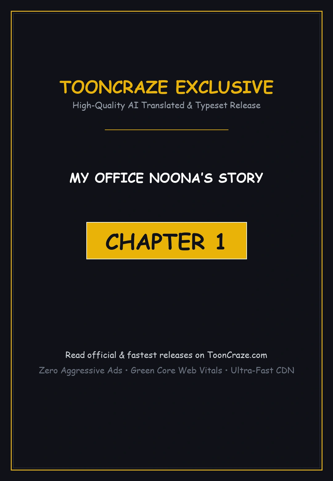 My Office Noona’s Story Episode 1 - Page 1