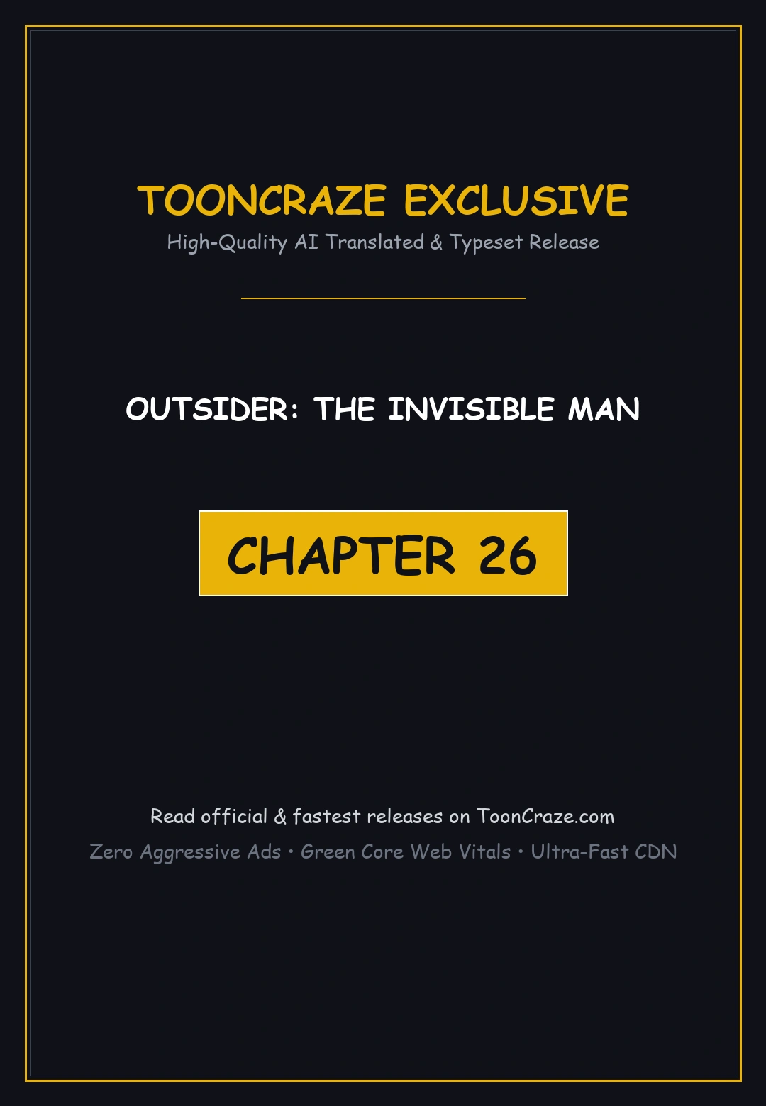 Outsider: The Invisible Man Episode 26 - Page 1