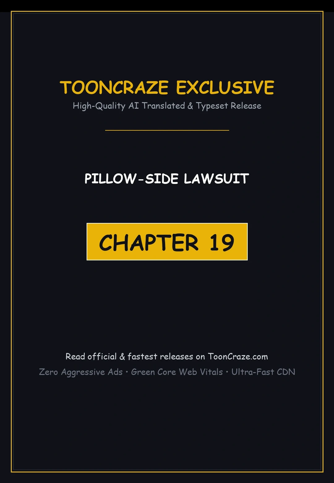 Pillow-Side Lawsuit Episode 19 - Page 1