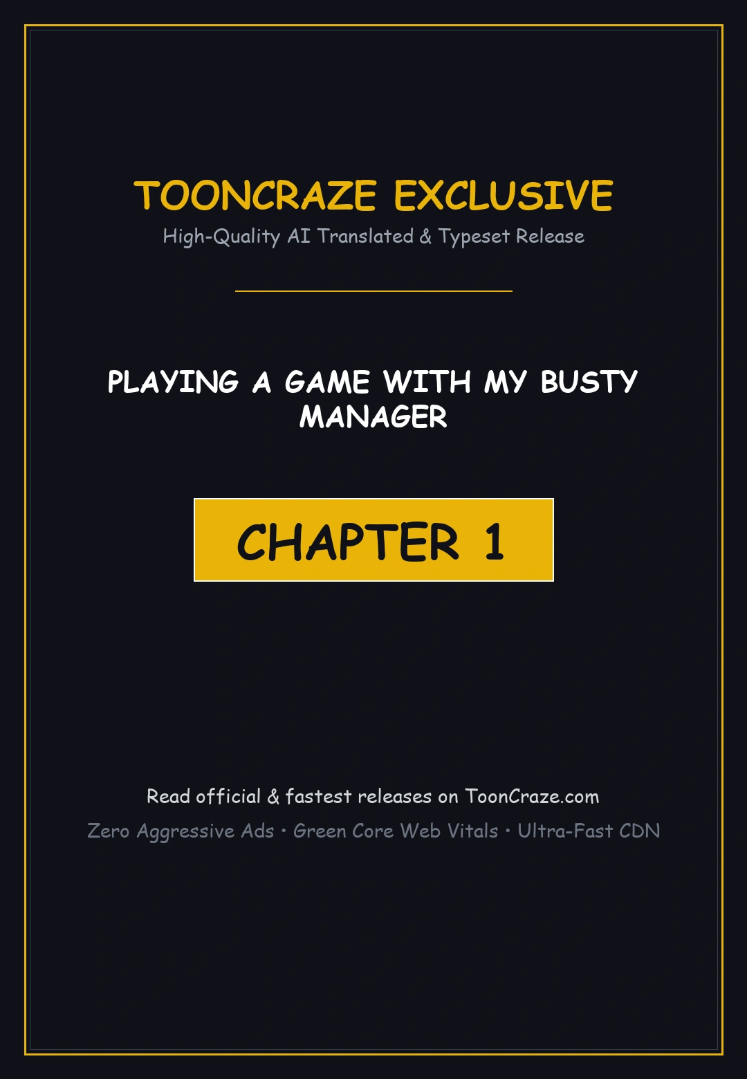Playing a game with my Busty Manager Episode 1 - Page 1