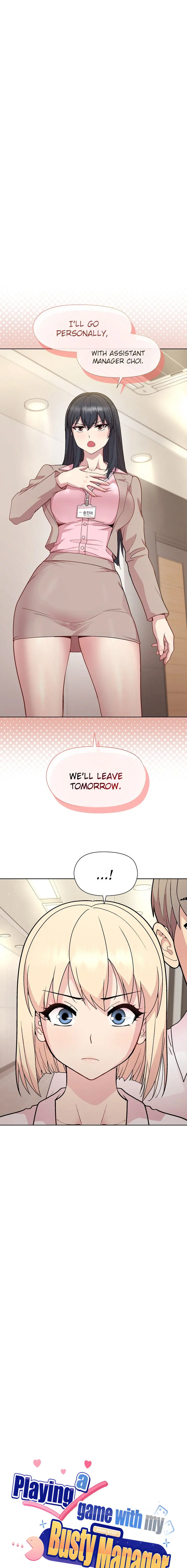 Playing a game with my Busty Manager Episode 23 - Page 1