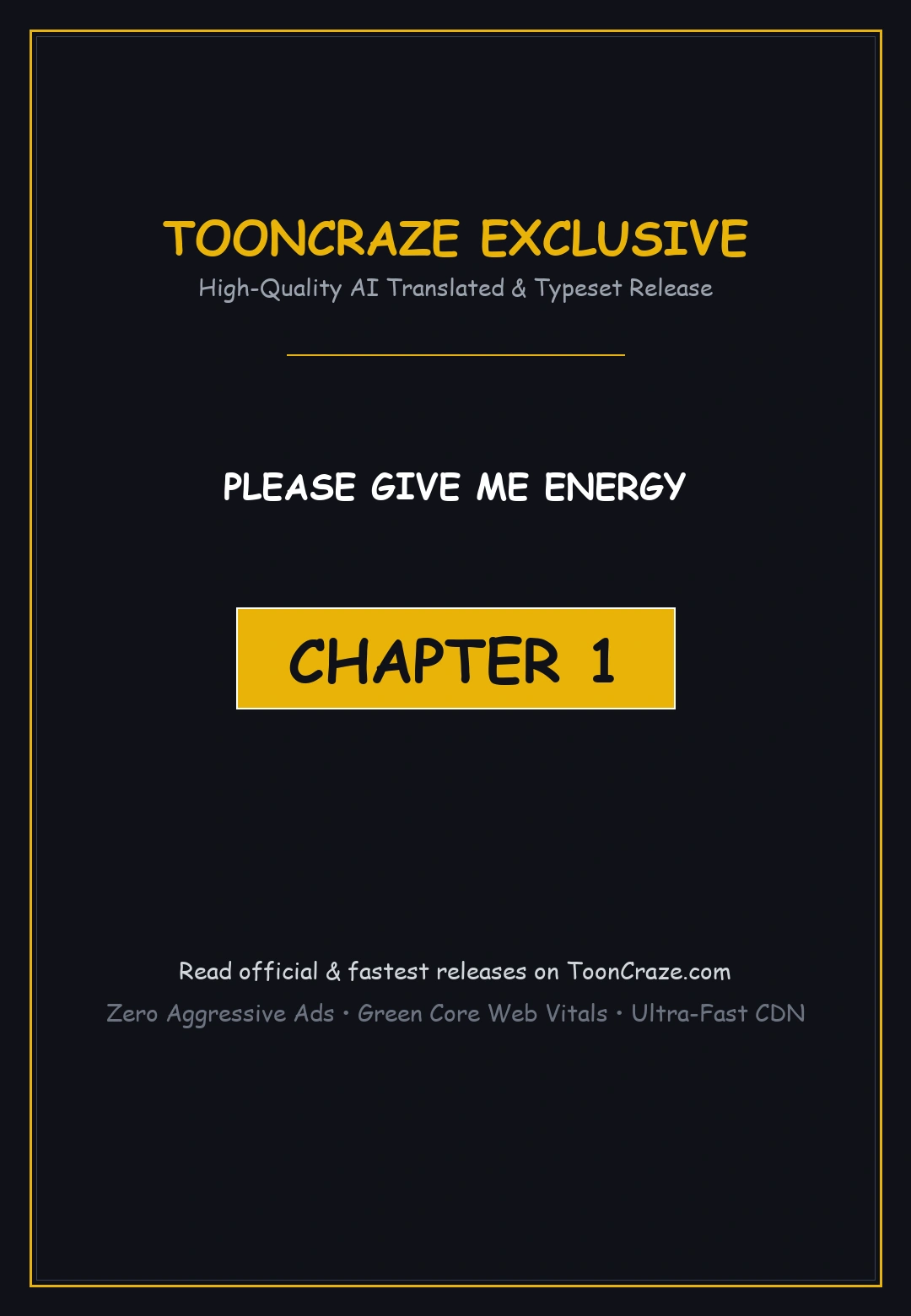 Please Give Me Energy Episode 1 - Page 1
