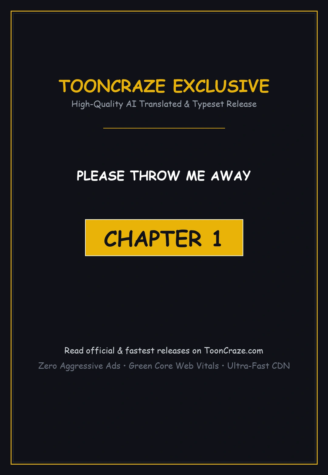 Please Throw Me Away Episode 1 - Page 1