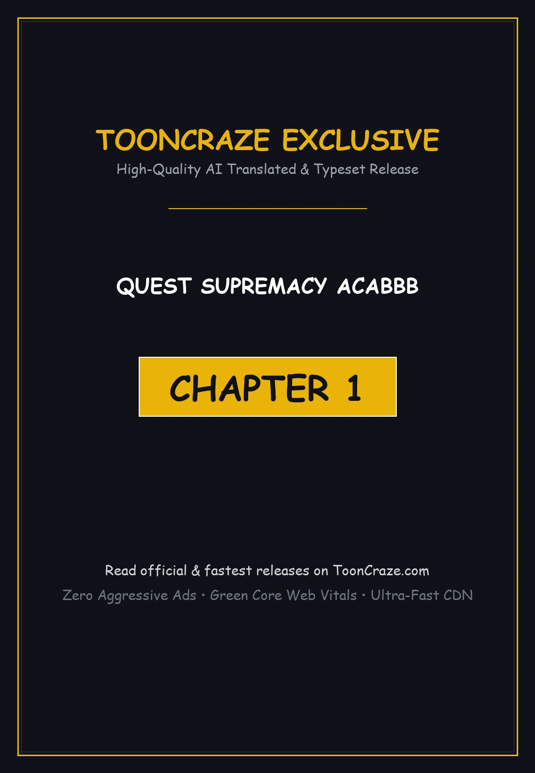 Quest Supremacy Episode 1 - Page 1