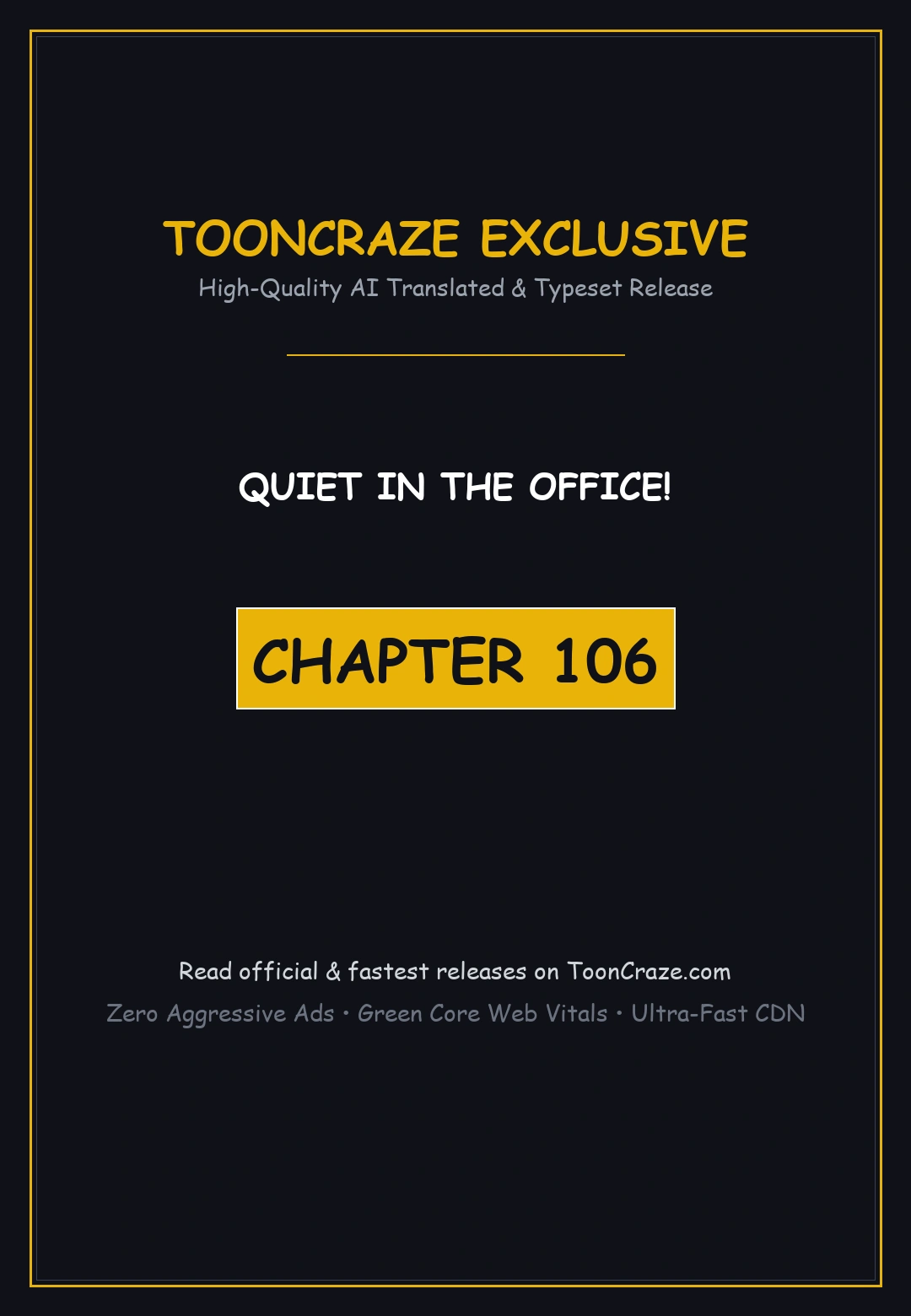 Quiet in the Office! Episode 106 - Page 1