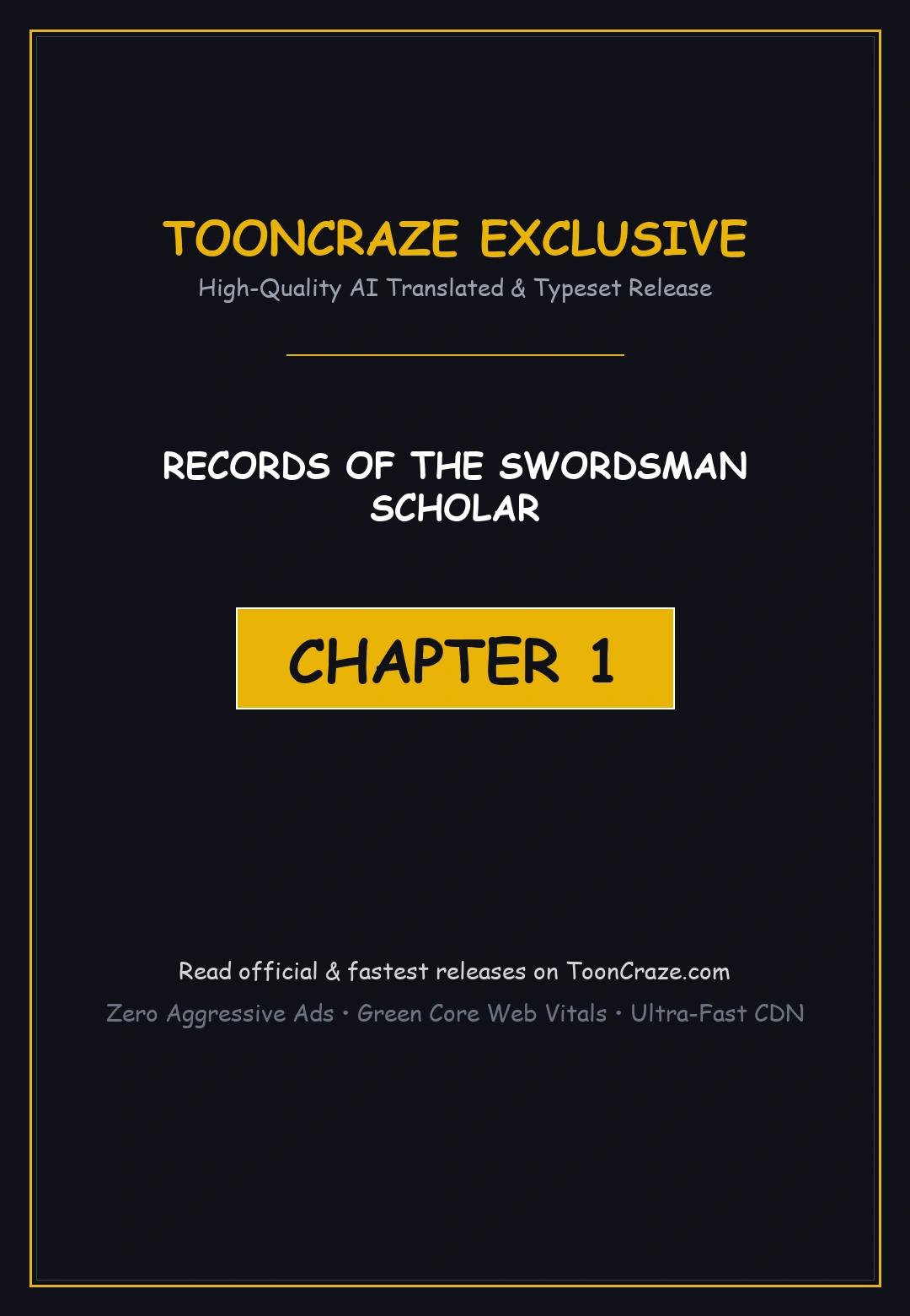 Records of the Swordsman Scholar Episode 1 - Page 1