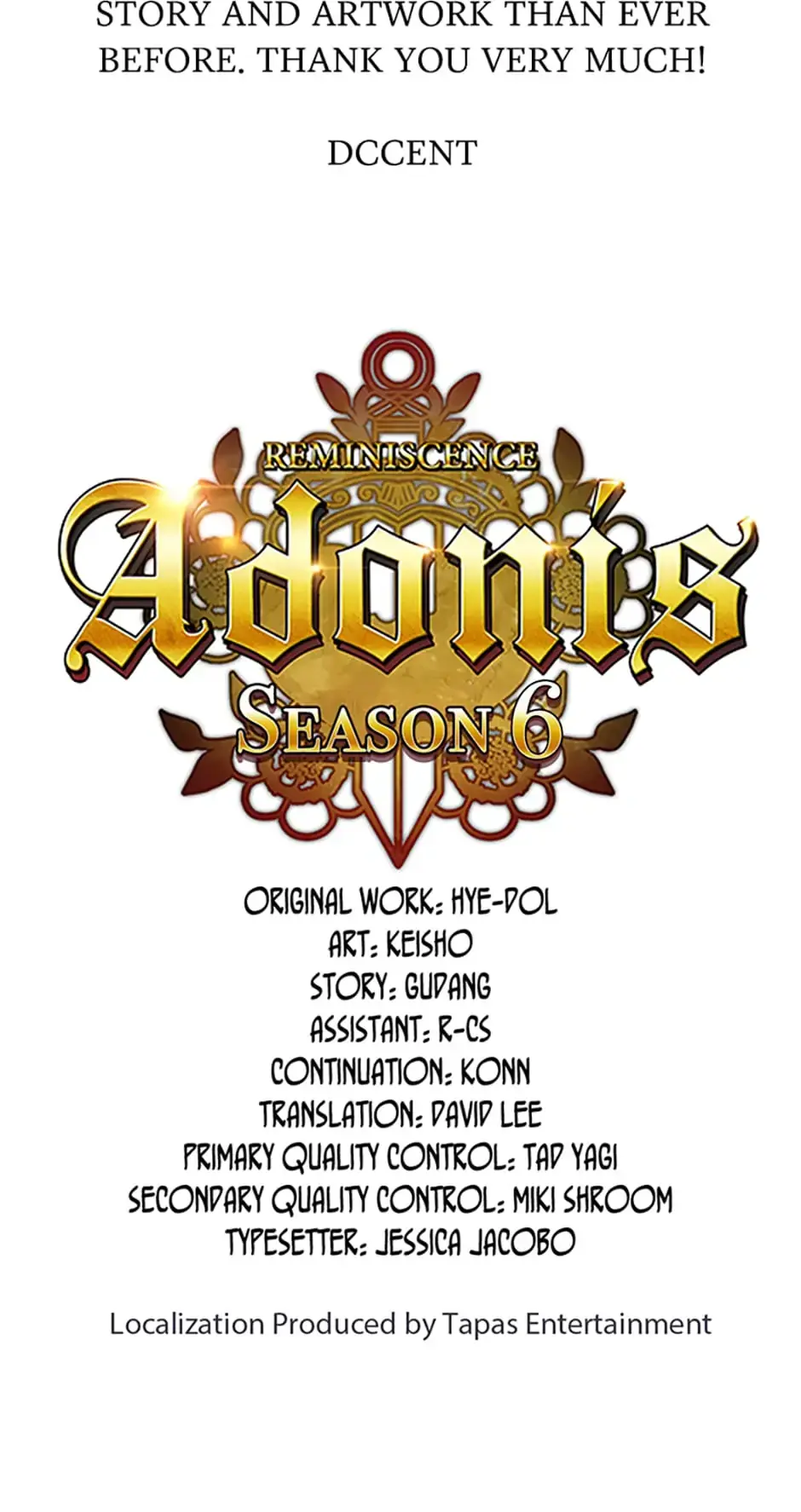 Reminiscence Adonis Episode 238 - Page 60