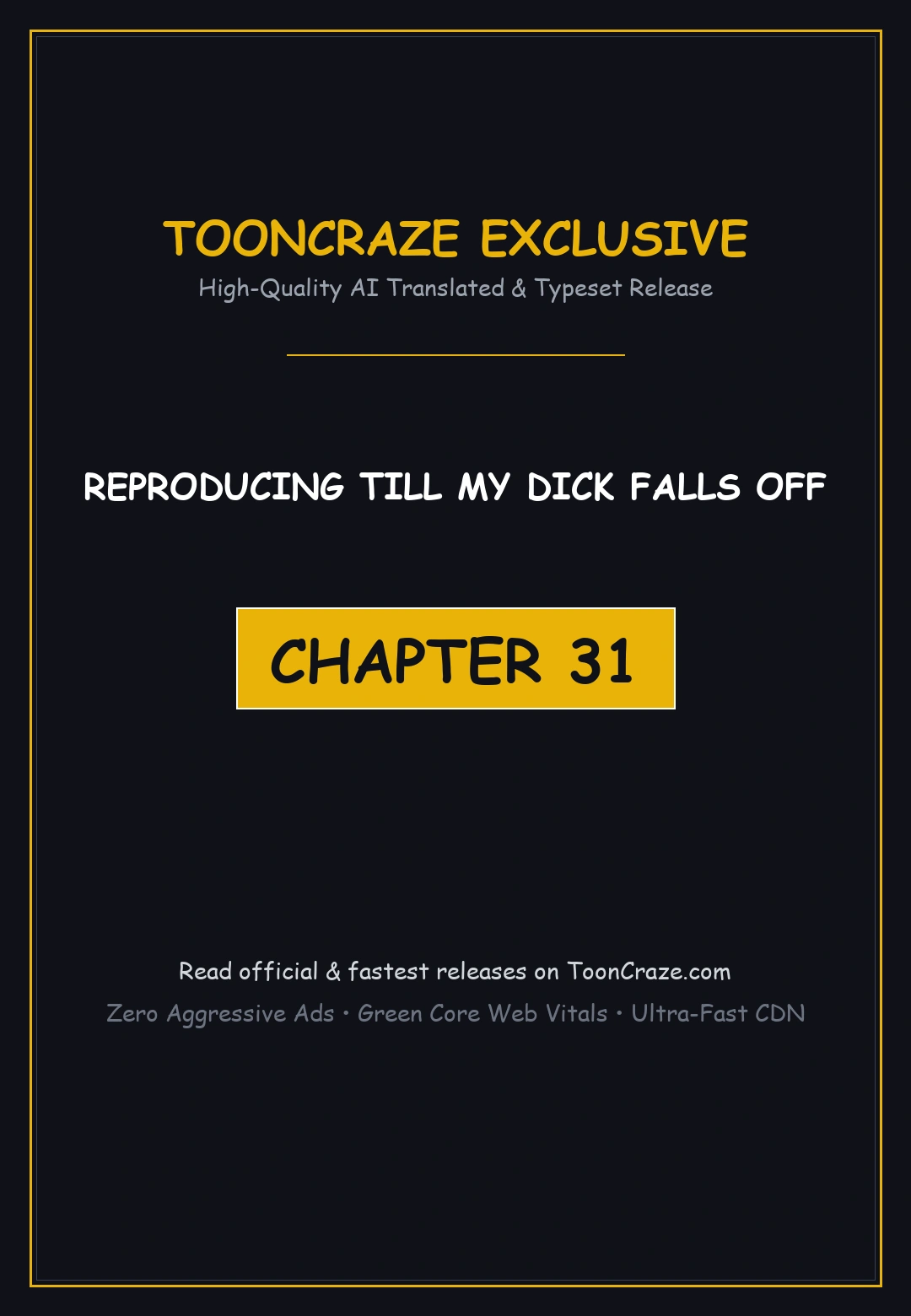 Reproducing Till My Dick Falls Off Episode 31 - Page 1