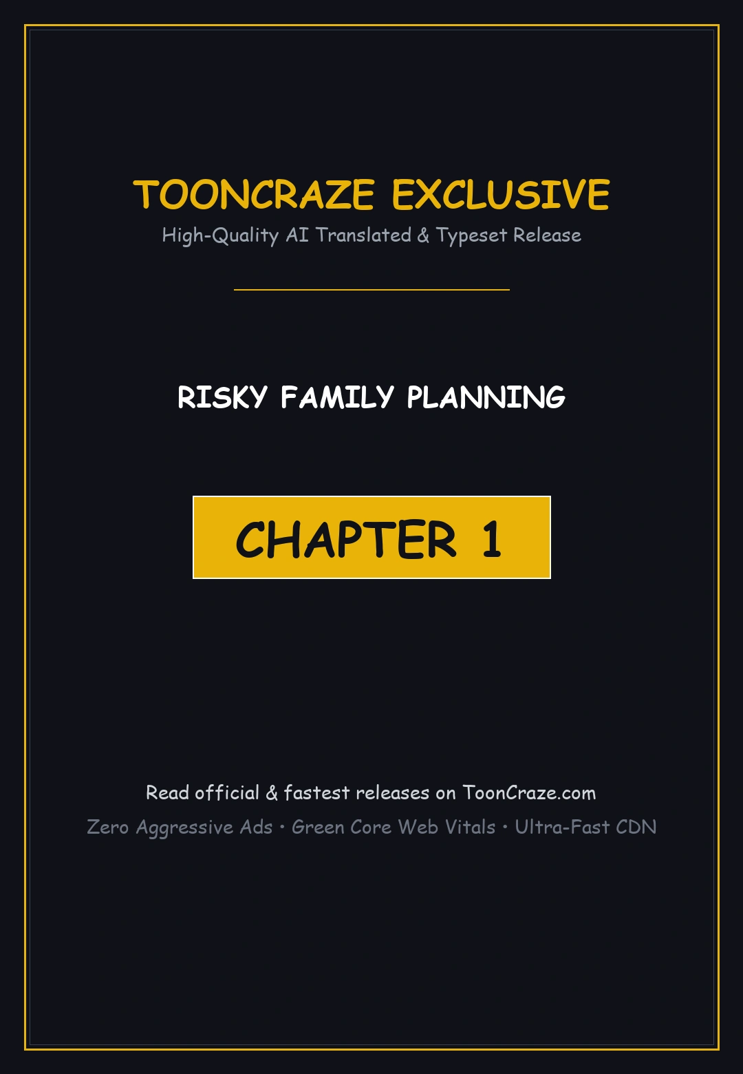 Risky Family Planning Episode 1 - Page 1