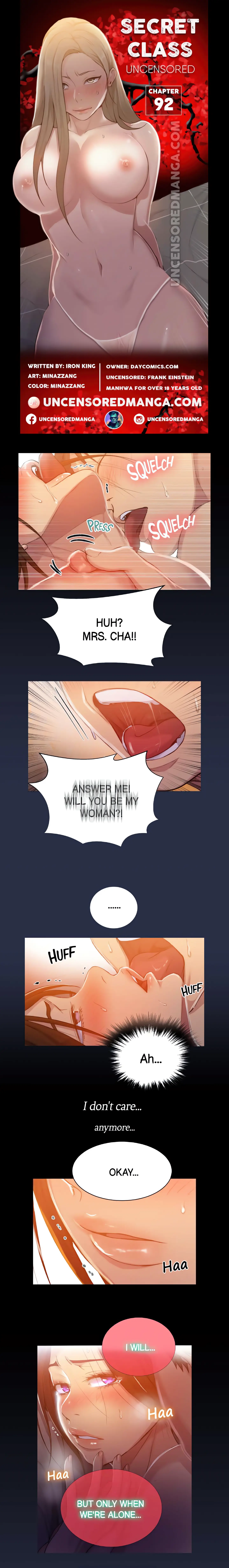 Secret Class (Uncensored Fan Edition) Episode 92 - Page 1