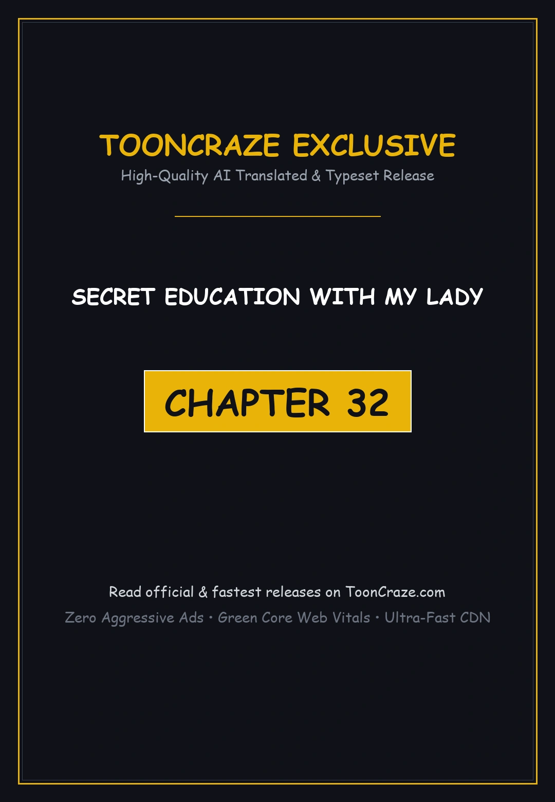 Secret Education with My Lady Episode 32 - Page 1