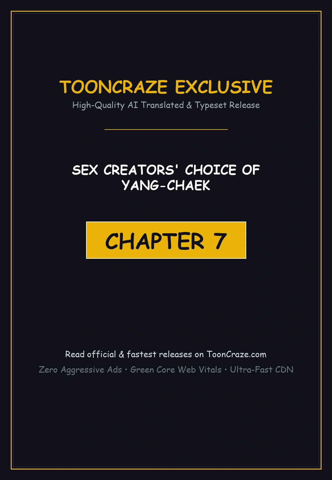 Sex Creators' Choice of Yang-chaek Episode 7 - Page 1
