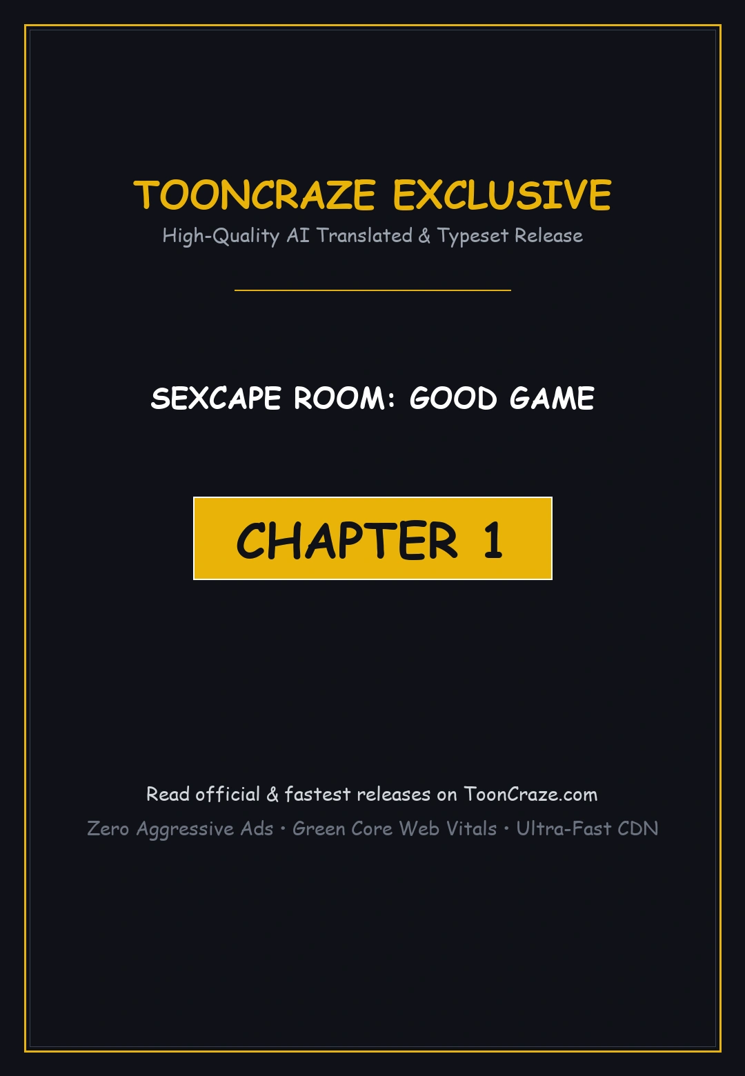 Sexcape Room: Good Game Episode 1 - Page 1