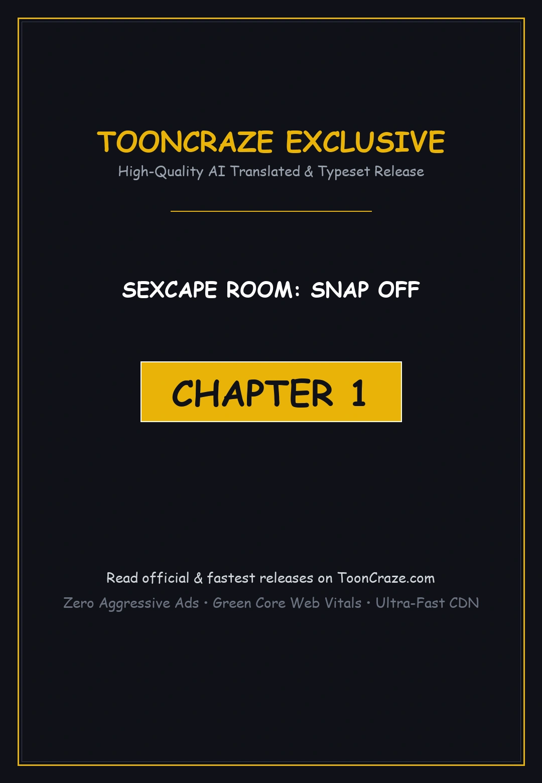 Sexcape Room: Snap Off Episode 1 - Page 1