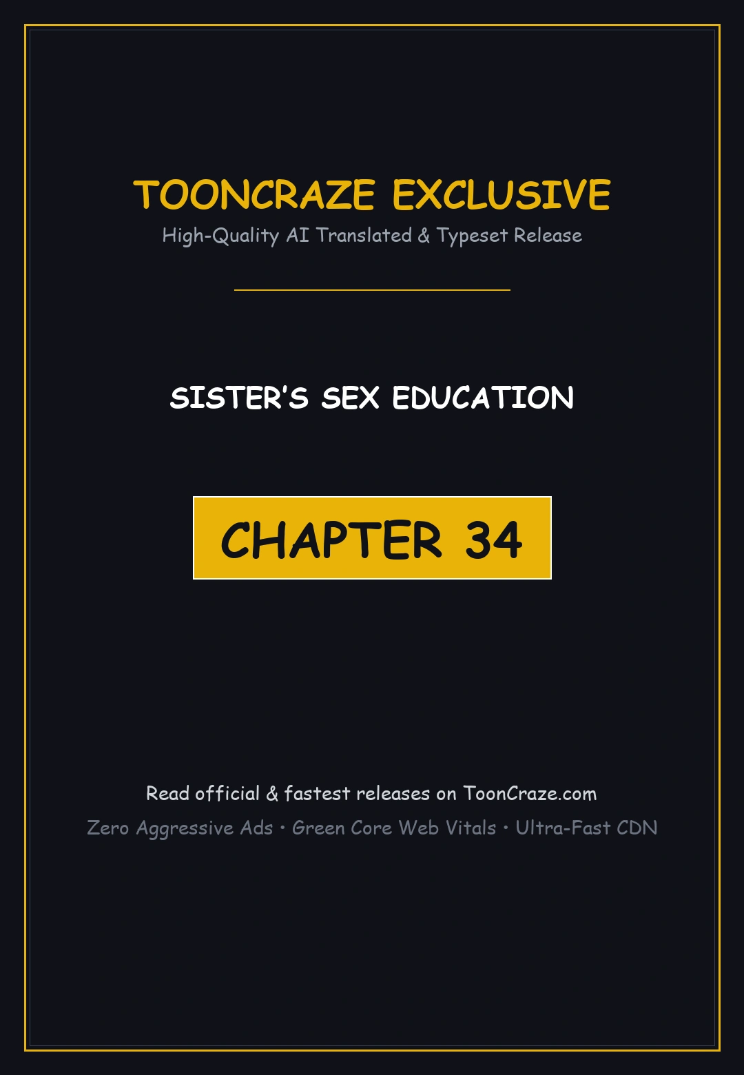 Sister’s Sex Education Episode 34 - Page 1