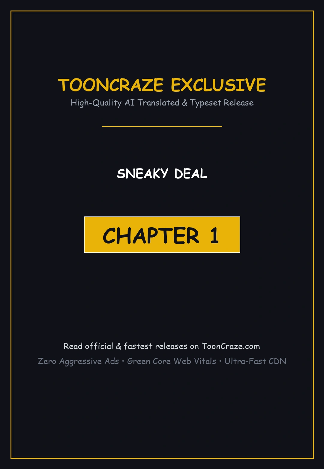 Sneaky Deal Episode 1 - Page 1