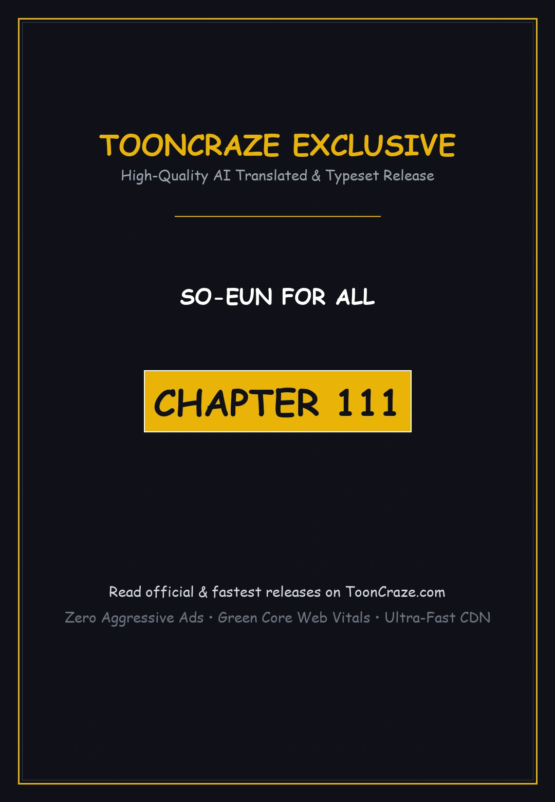 SO-EUN for All Episode 111 - Page 1