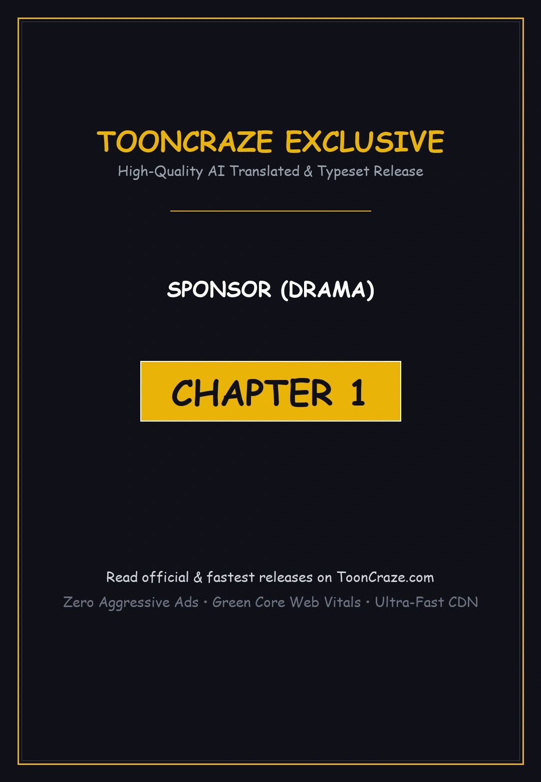 Sponsor (Drama) Episode 1 - Page 1