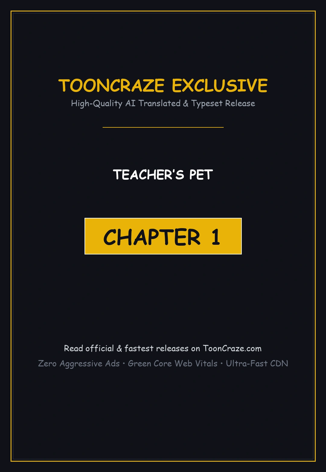 Teacher’s Pet Episode 1 - Page 1