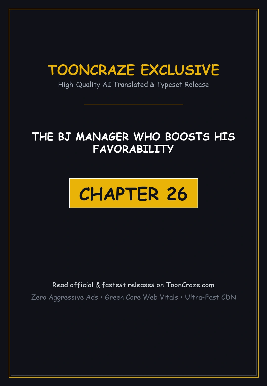 The BJ Manager Who Boosts His Favorability Episode 26 - Page 1