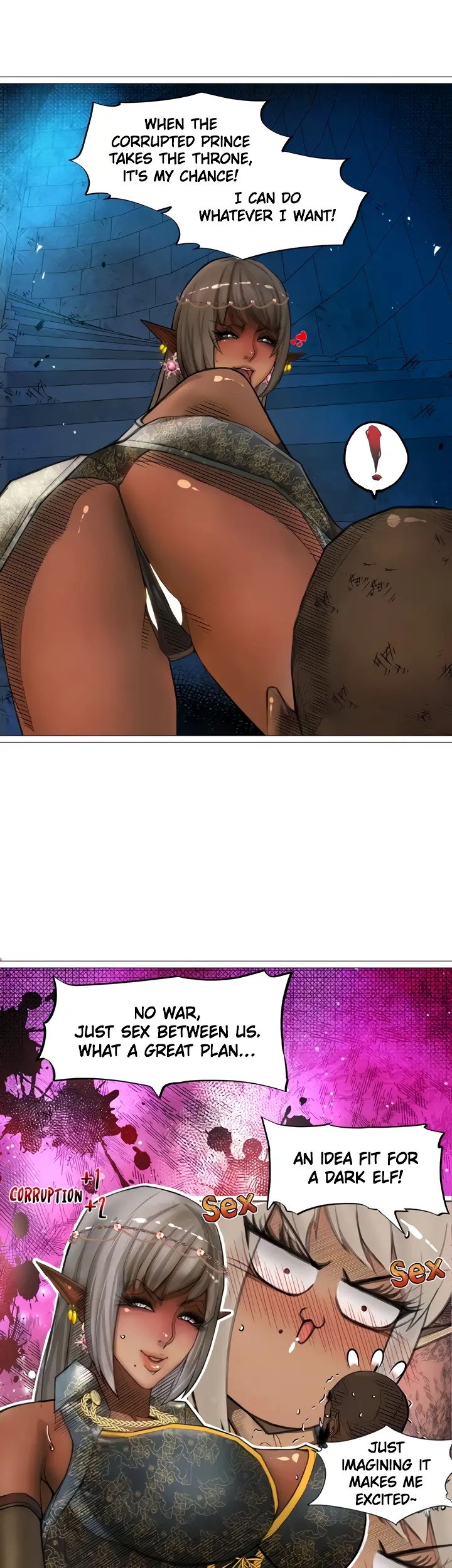 The DARK ELF QUEEN and the SLAVE ORC Episode 25 - Page 13