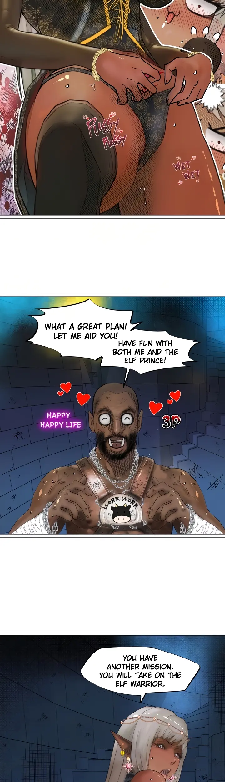 The DARK ELF QUEEN and the SLAVE ORC Episode 25 - Page 14