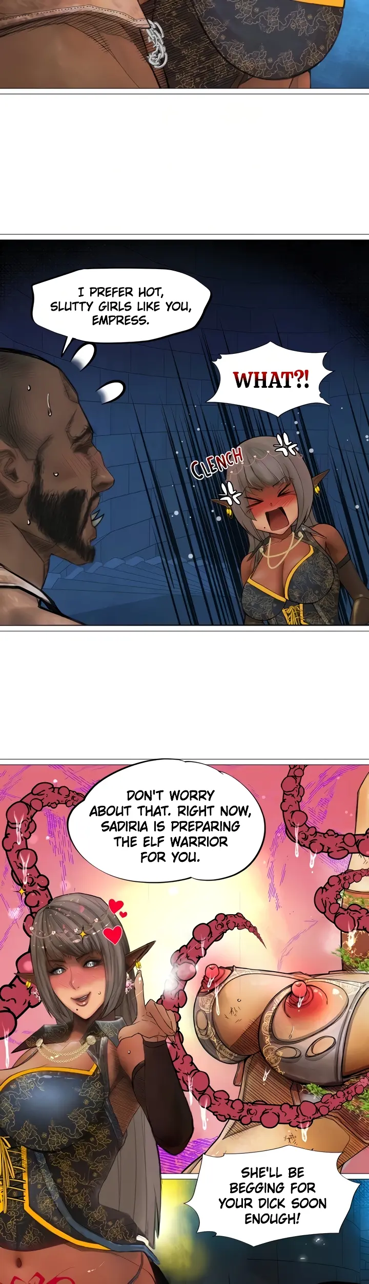 The DARK ELF QUEEN and the SLAVE ORC Episode 25 - Page 17
