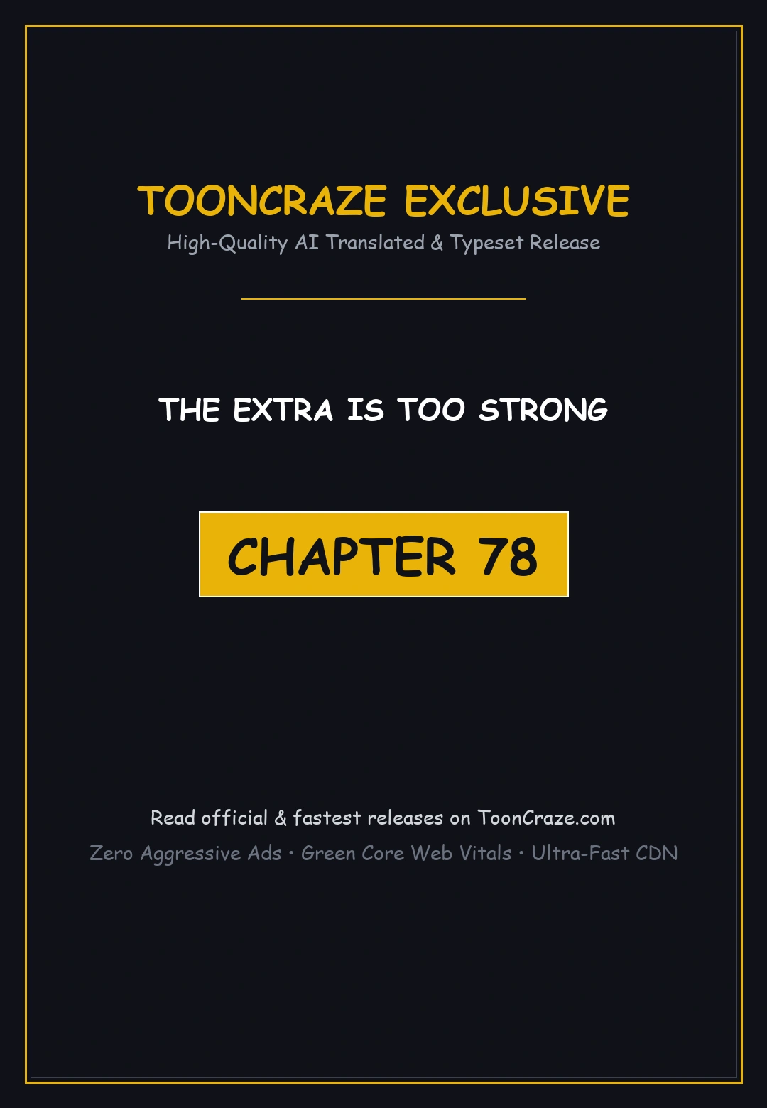 The Extra is Too Strong Episode 78 - Page 1