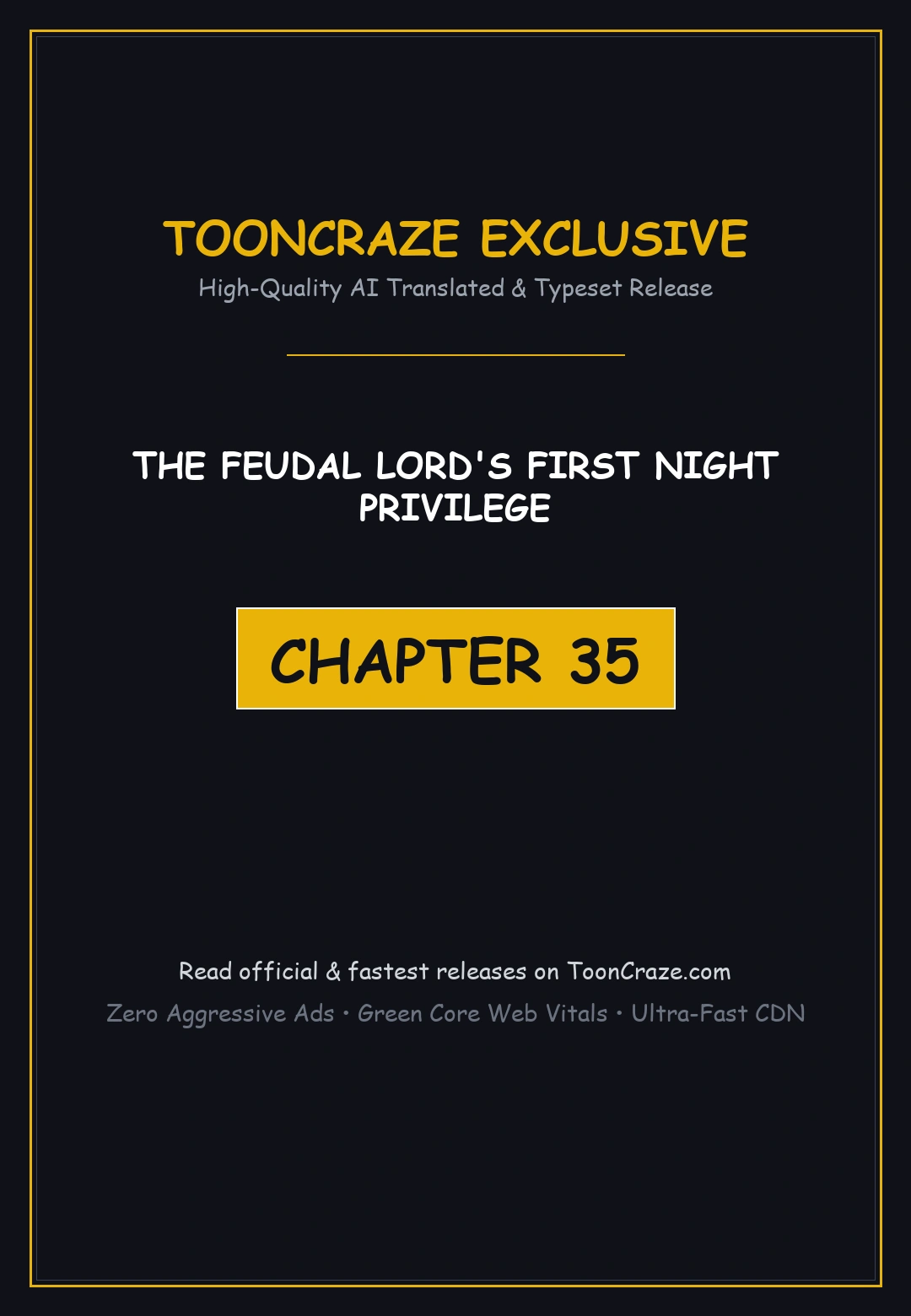 The Feudal Lord's First Night Privilege Episode 35 - Page 1