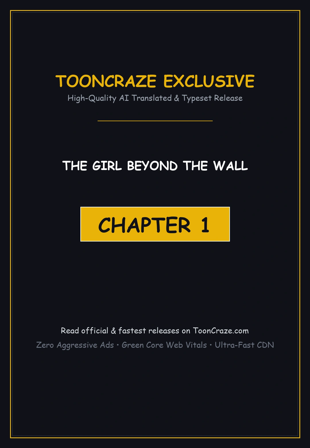 The Girl Beyond the Wall Episode 1 - Page 1