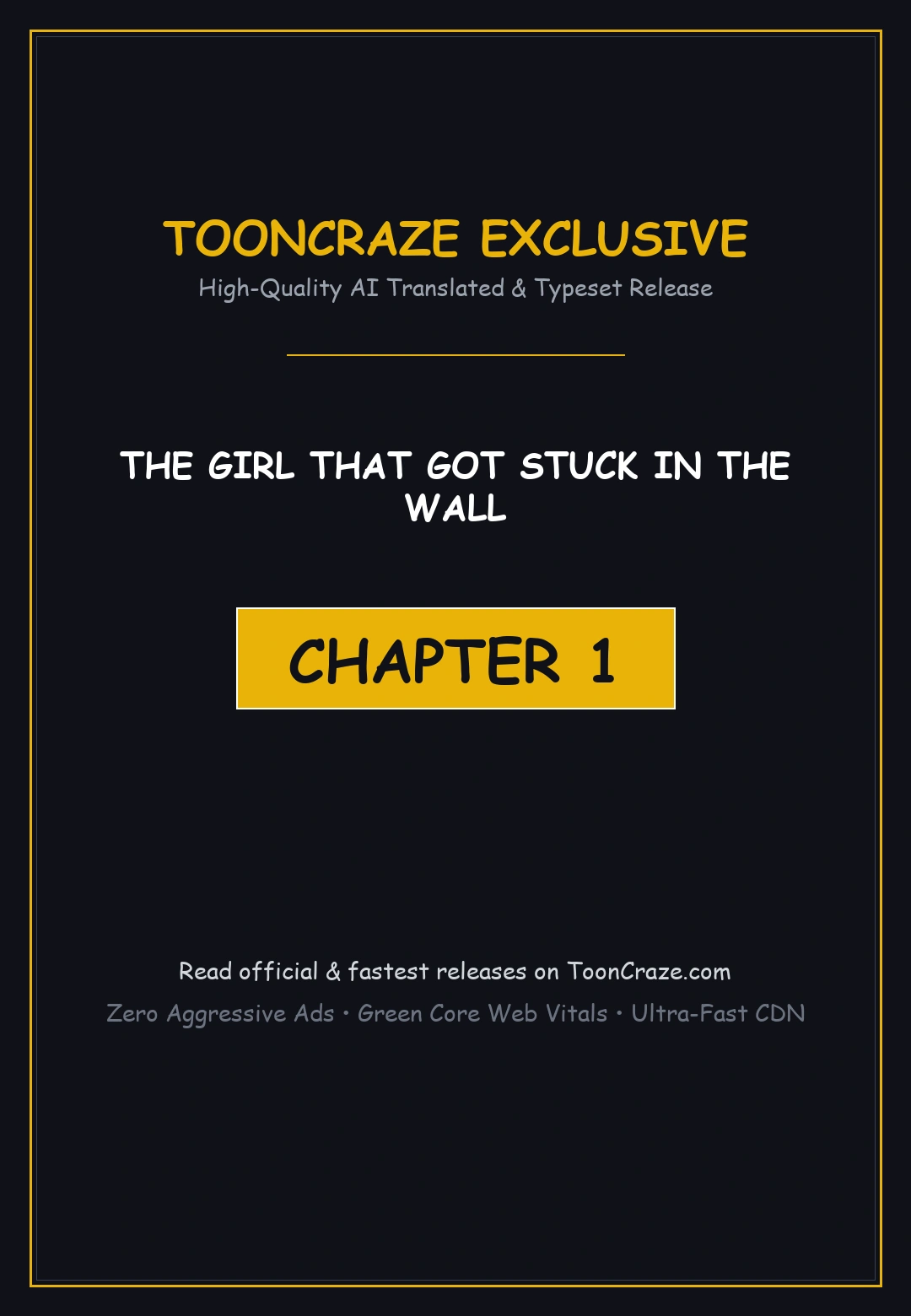 The Girl That Got Stuck in the Wall Episode 1 - Page 1