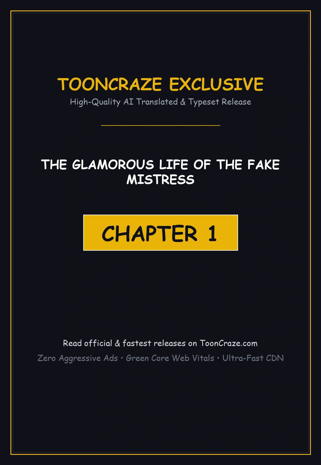 The Glamorous Life of the Fake Mistress Episode 1 - Page 1