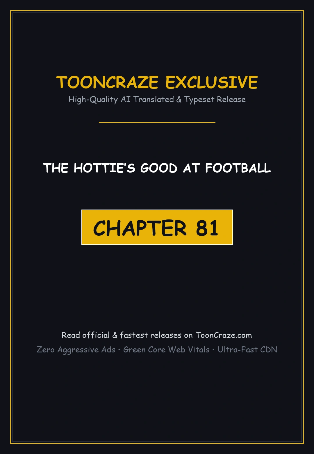 The Hottie’s Good at Football Episode 81 - Page 1