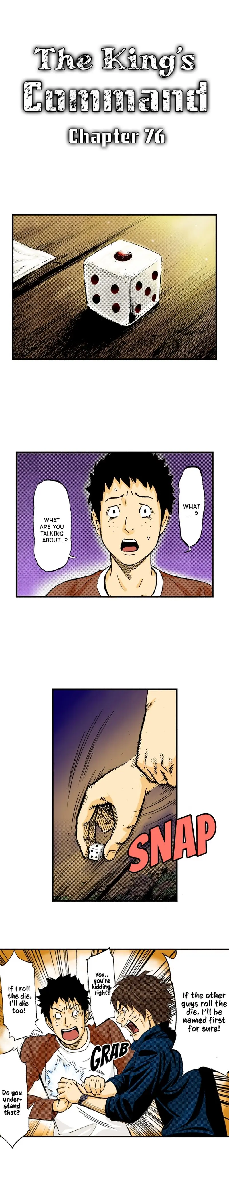 The King’s Command Episode 76 - Page 1