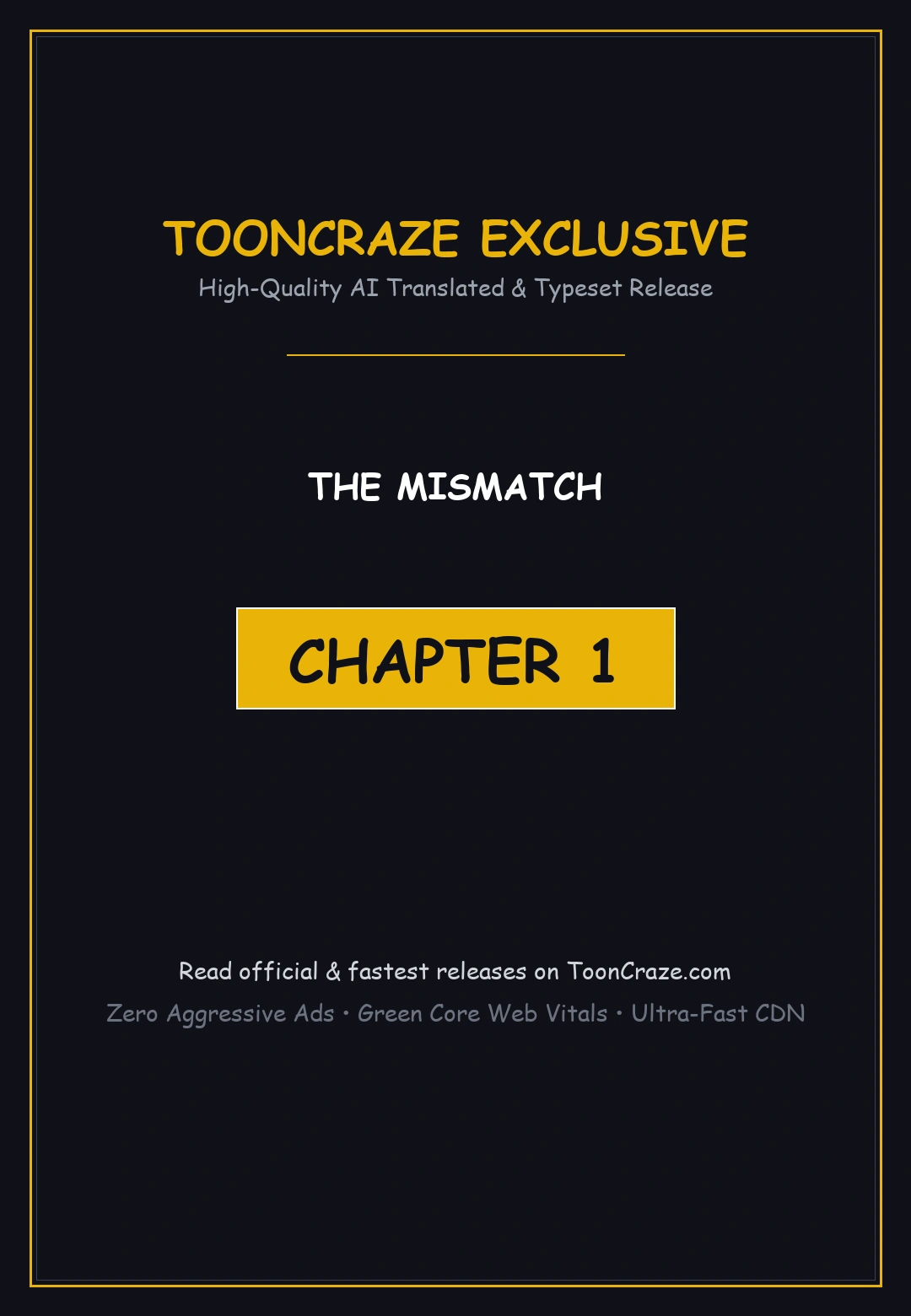 The Mismatch Episode 1 - Page 1