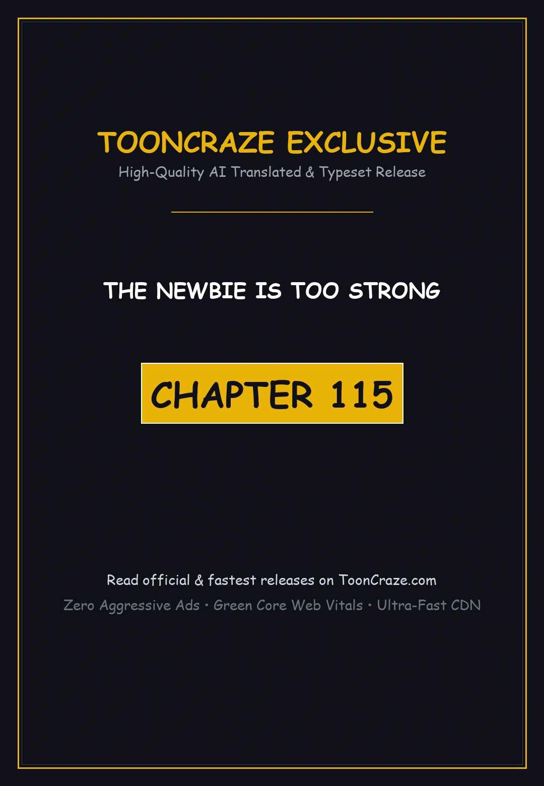 The Newbie is Too Strong Episode 115 - Page 1