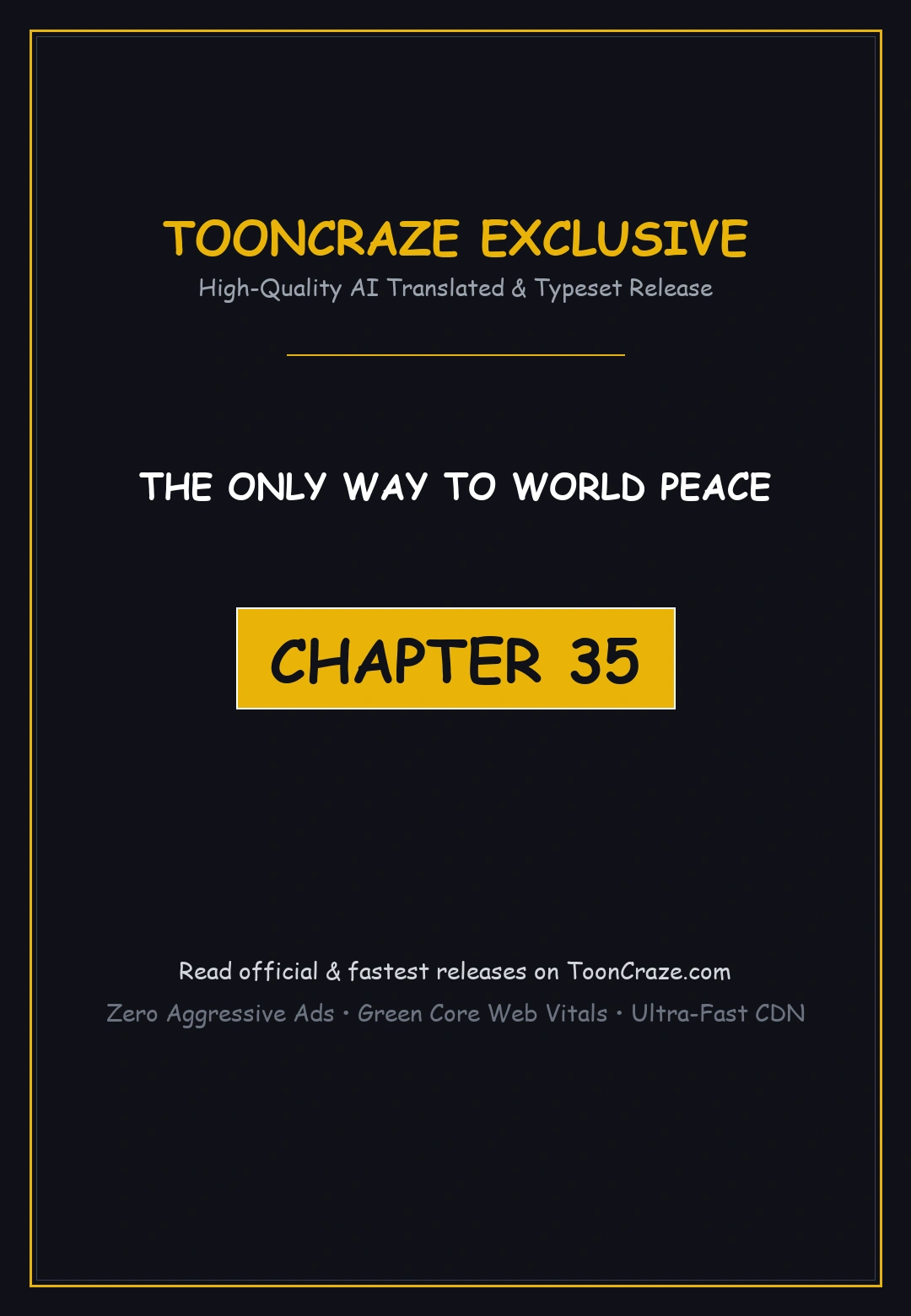The Only Way to World Peace Episode 35 - Page 1