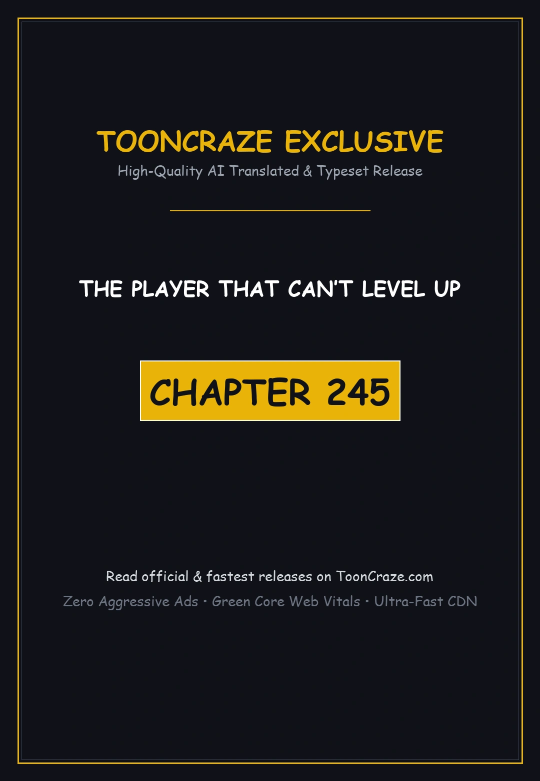 The Player That Can’t Level Up Episode 245 - Page 1