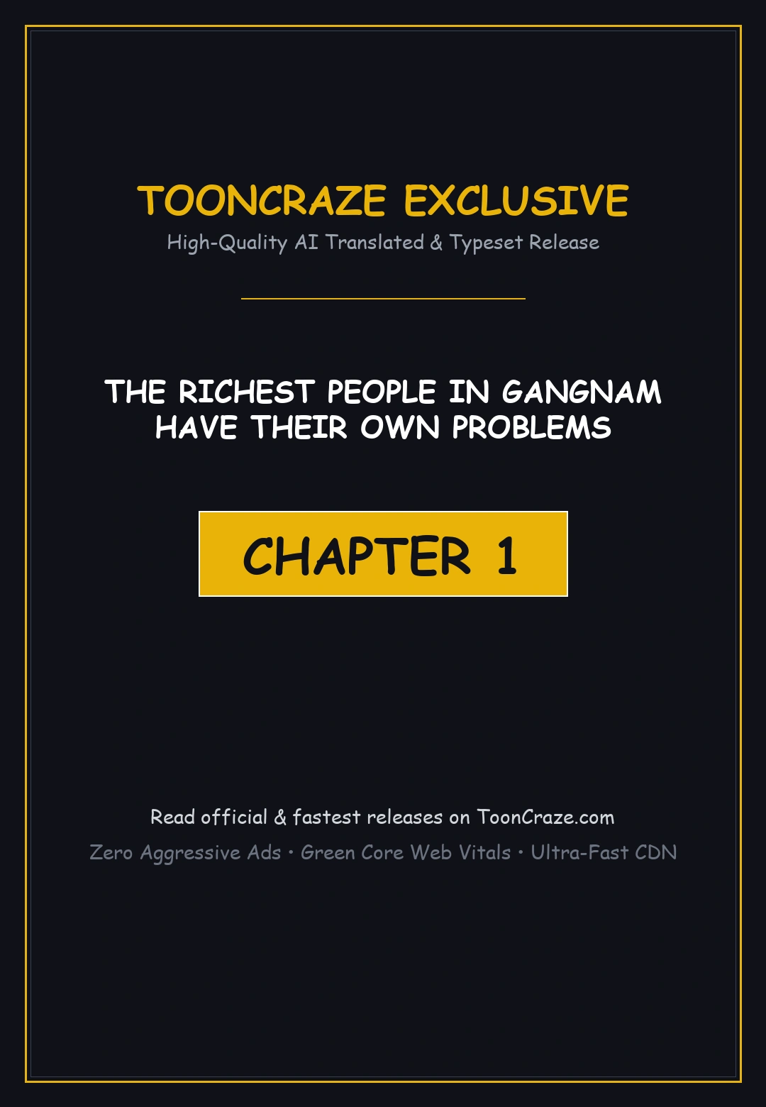 The Richest People in Gangnam have their Own Problems Episode 1 - Page 1