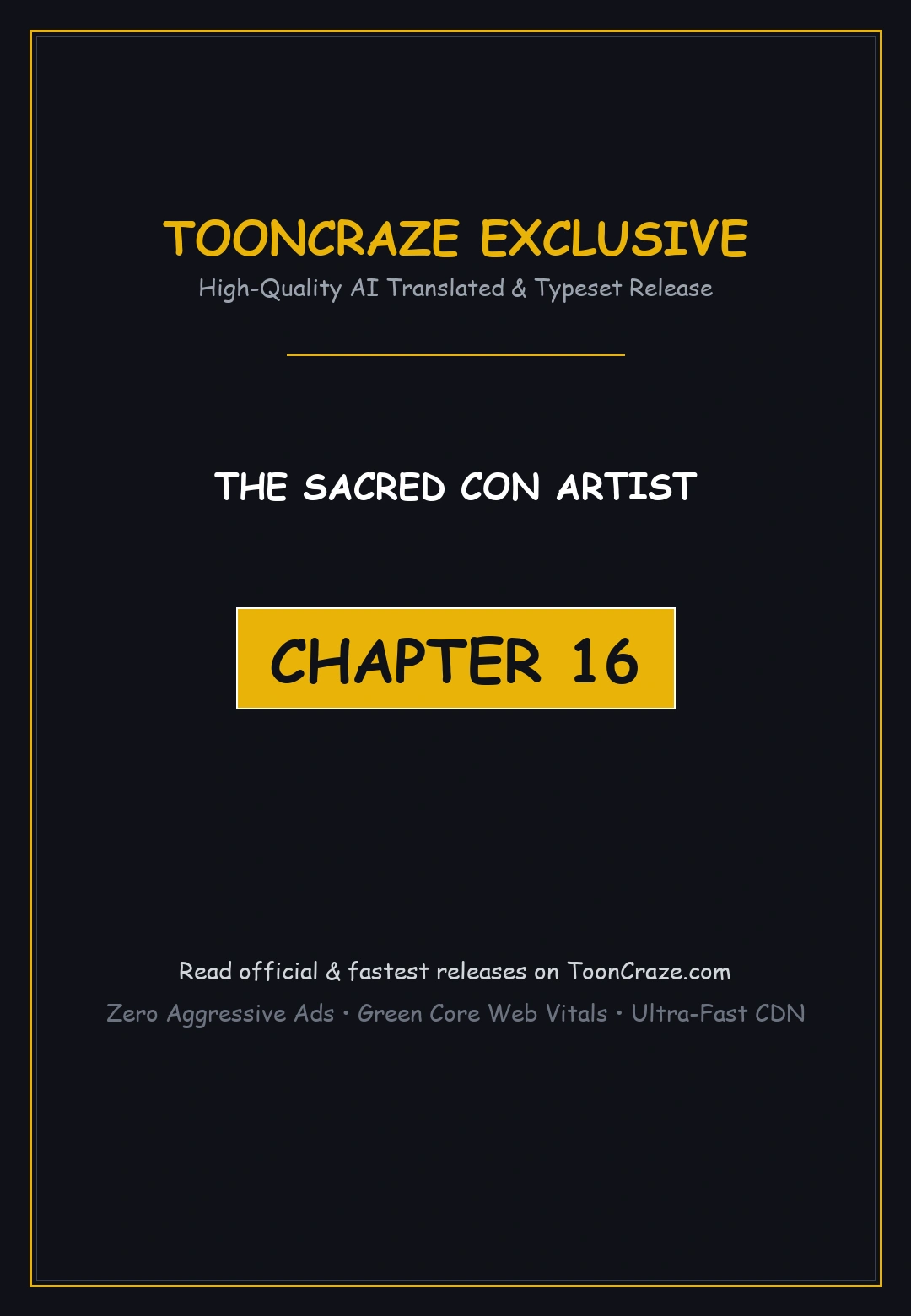 The Sacred Con Artist Episode 16 - Page 1