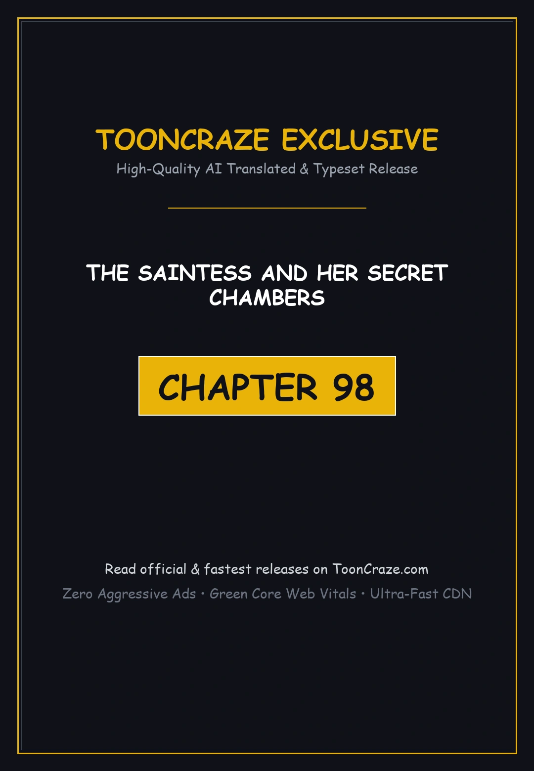 The Saintess and Her Secret Chambers Episode 98 - Page 1