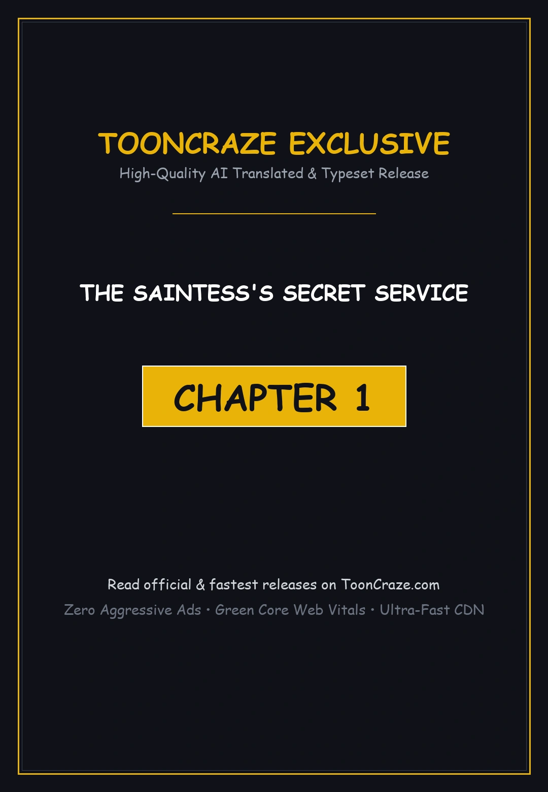 The Saintess's Secret Service Episode 1 - Page 1