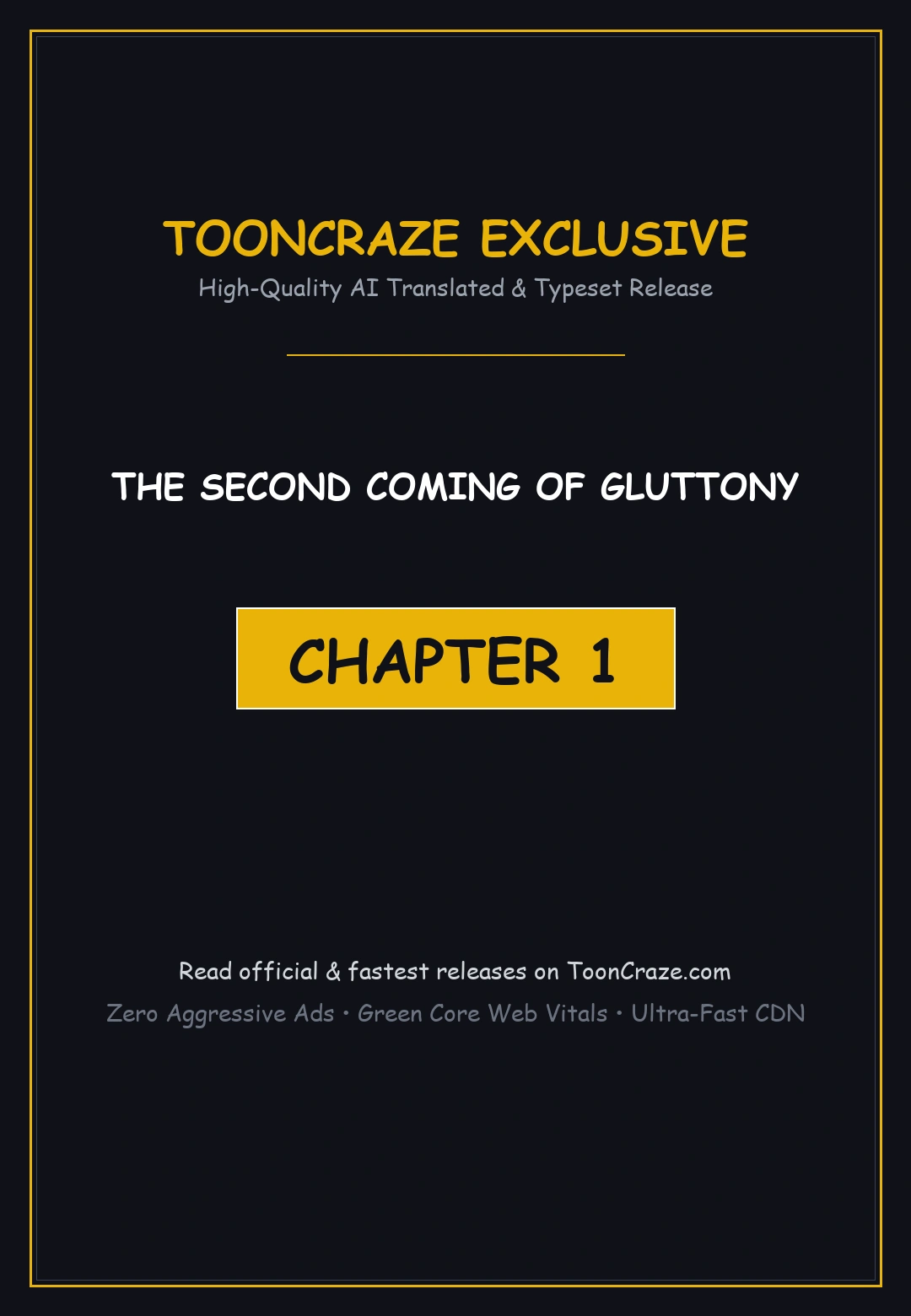 The Second Coming of Gluttony Episode 1 - Page 1