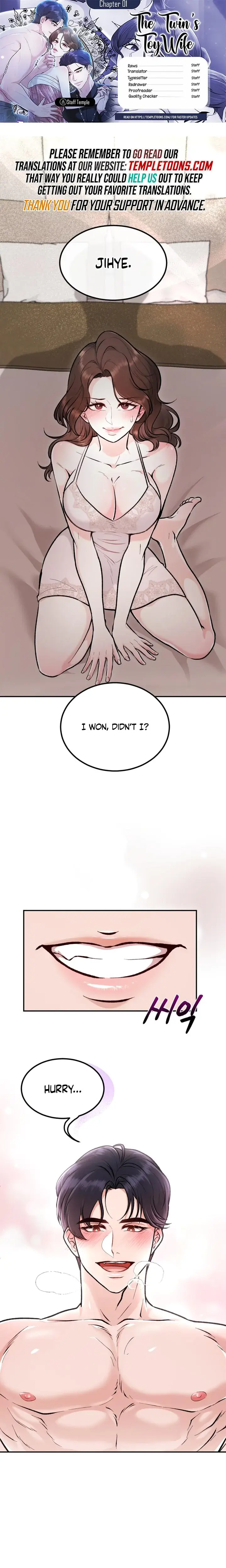 The Twin's Toywife Episode 1 - Page 1