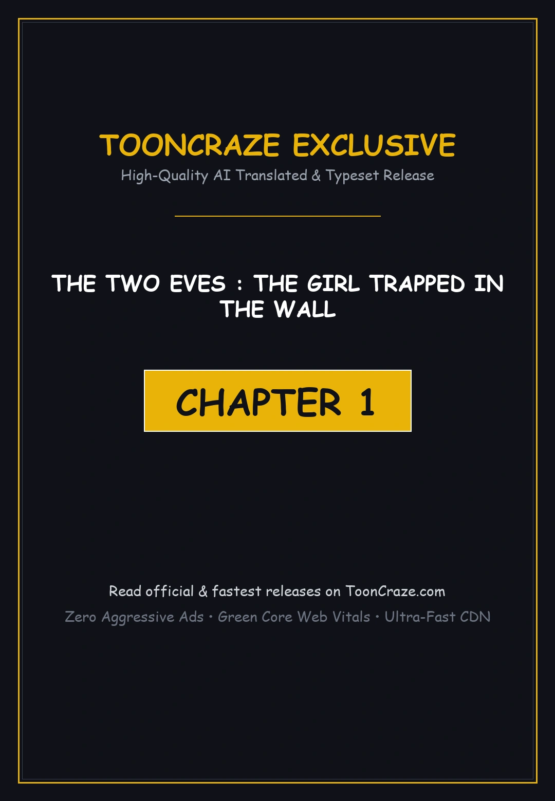 The Two Eves : The Girl Trapped in the Wall Episode 1 - Page 1