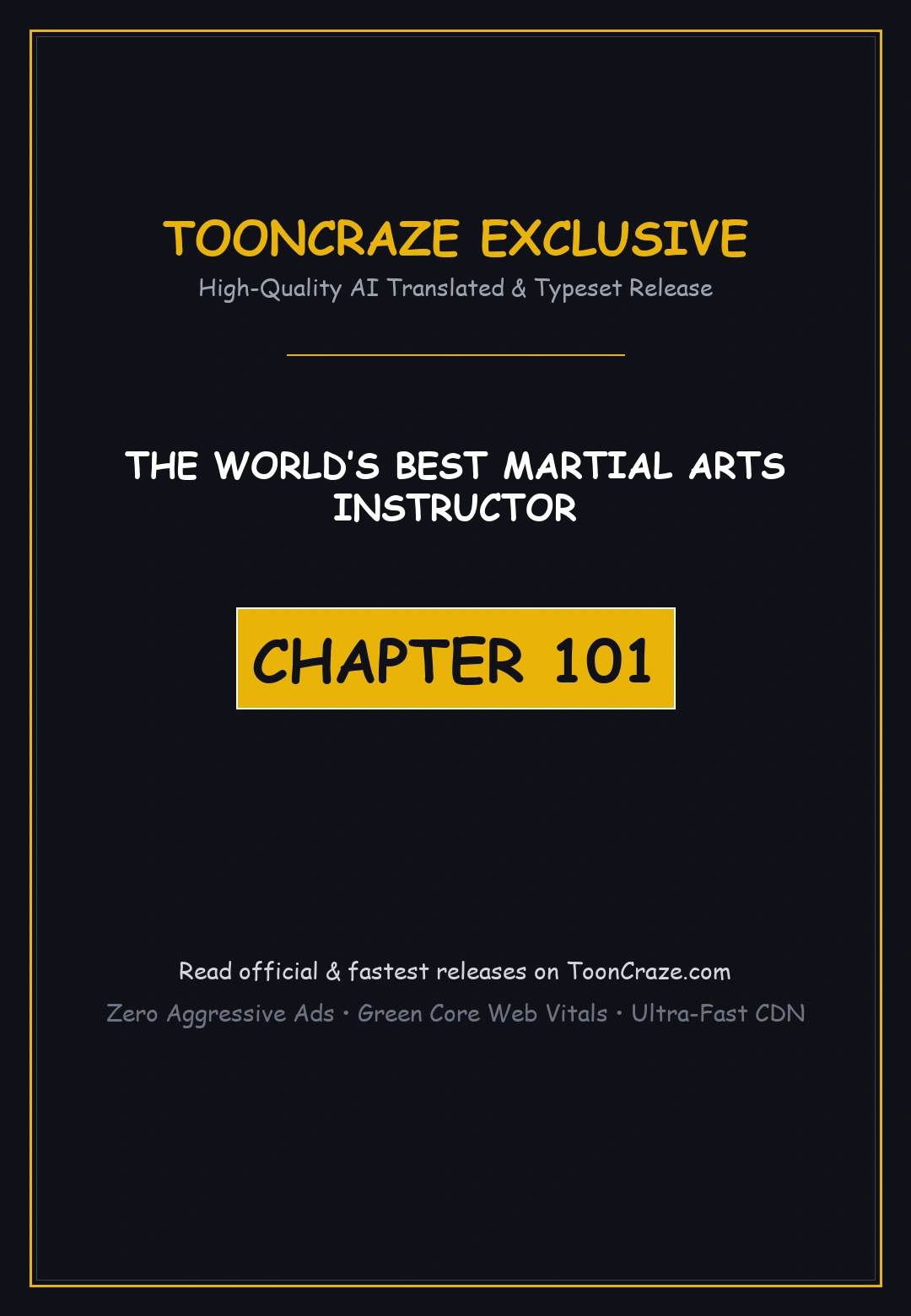 The World’s Best Martial Arts Instructor Episode 101 - Page 1