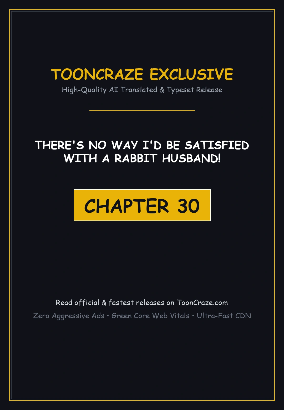 There's No Way I'd Be Satisfied With a Rabbit Husband! Episode 30 - Page 1